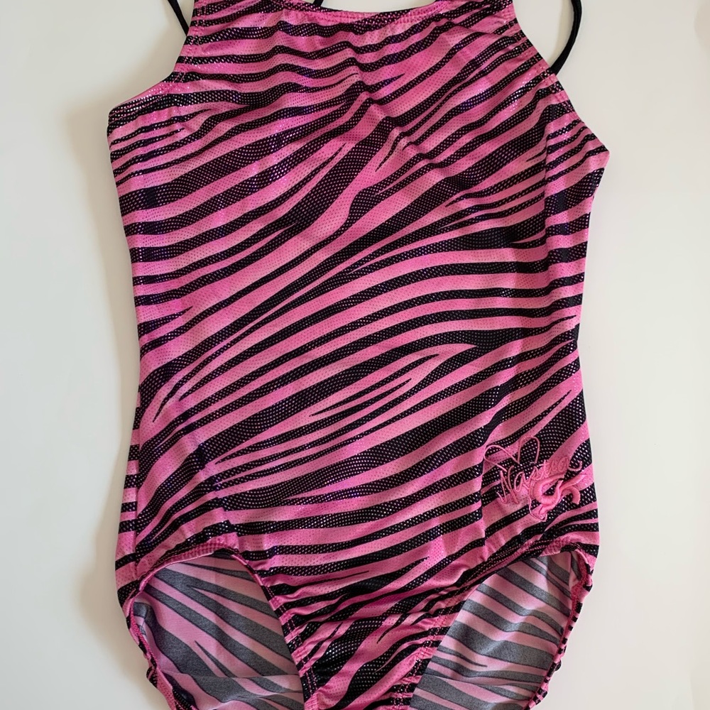 Pink and black zebra print Leo